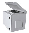 Armadio Rack 19'' a Parete 9U Grigio IP55 Porta Cieca prof. 450 mm
