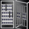 Coppia di Staffe Orizzontali per Armadi Rack 19'' Profondità 1000 serie Evolution