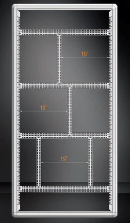 Barre di Supporto Verticali per Armadi Rack 19'' Serie Evolution
