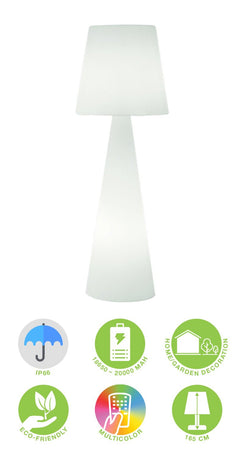 Lampada LED RGB da Pavimento Multicolor 16 Colori Regolazione Intensit&agrave IP66