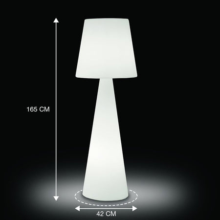 Lampada LED RGB da Pavimento Multicolor 16 Colori Regolazione Intensit&agrave IP66
