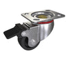 Kit 4 Ruote a 4 Punti di Fissaggio per Armadi Server Serie EN