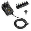Alimentatore Universale Regolabile 27W AC/DC 3V-12V 2250 mA con 6 Spine DC Porta USB 1A