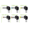 Alimentatore Universale Regolabile 27W AC/DC 3V-12V 2250 mA con 6 Spine DC Porta USB 1A