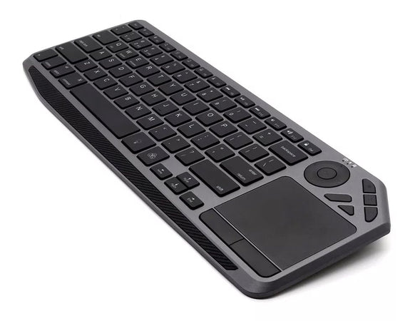 Tastiera Wireless Dual Mode Bluetooth & 2.4G per Smart TV Retroilluminata con Touchpad