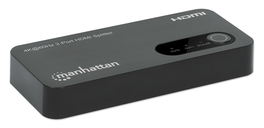 Splitter HDMI 4K@60Hz UHD 3D con LED 2 vie