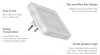 Luce Notturna LED Quadrata con Sensore Crepuscolare Bianco Caldo