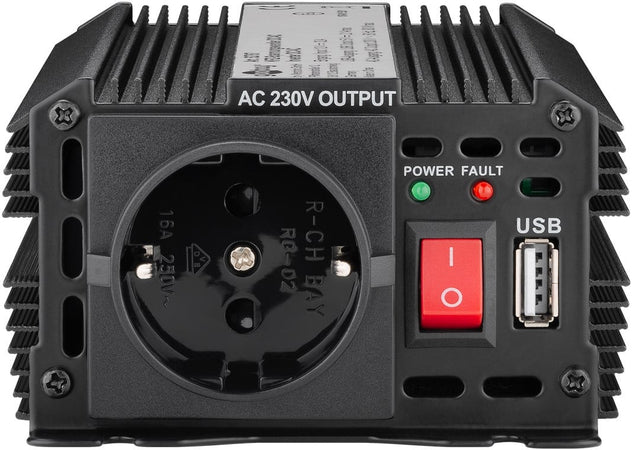 Alimentatore da Auto DC/AC 300W da 12V a 230V con porta USB
