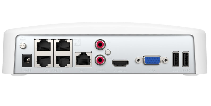 Videoregistratore di Rete PoE HD 4 Canali, N6P-4H