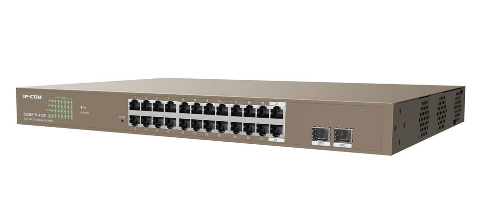Switch PoE Cloud Managed 24GE+2SFP, G3326P-24-410W