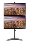 Supporto da Scrivania 2 Monitor 17-32'' con Base e Supporto per Smartphone