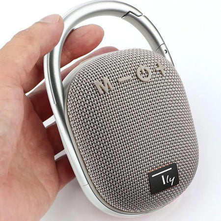 Mini Altoparlante Wireless BT V5.3 Speaker Luce LED Vivavoce TF USB Grigio
