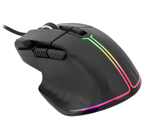 Mouse Gaming RGB USB 12000 dpi 9 Tasti Nero Marrok