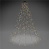 Catena Luminosa 400 Luci LED IP44 Bianco Caldo per Albero con Anello