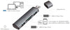 Hub USB3.2 Gen2 2 Porte USB A con Lettore di Schede Card Reader
