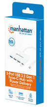 Hub USB 3.2 Gen 1 con 3 porte USB-A e 1 porta USB-C&trade Power Delivery