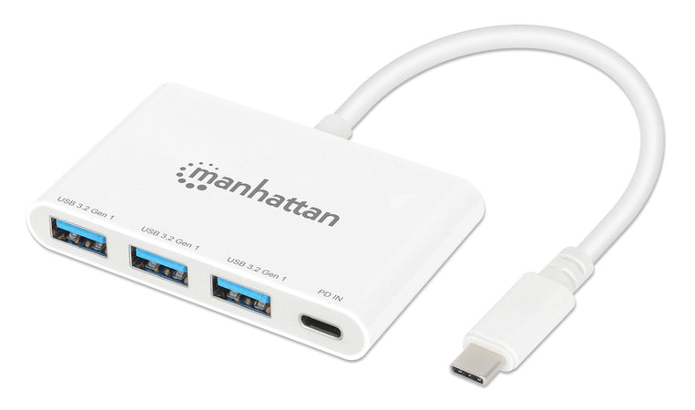 Hub USB 3.2 Gen 1 con 3 porte USB-A e 1 porta USB-C&trade Power Delivery