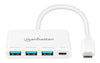 Hub USB 3.2 Gen 1 con 3 porte USB-A e 1 porta USB-C&trade Power Delivery