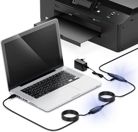Cavo USB 3.0 Attivo Prolunga USB-A con 3 Amplificatori di Segnale 20m