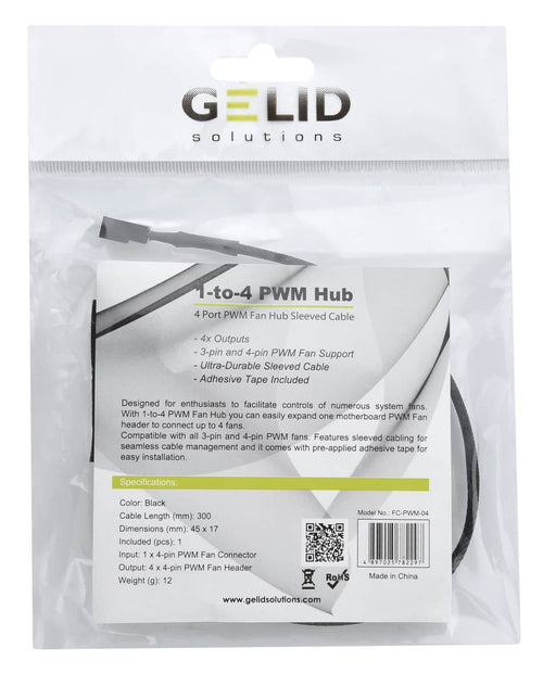 Cavo di Alimentazione per Ventole Hub Splitter PWM da 1 a 4