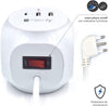Multipresa a Cubo 3 Posti con 2 Porte USB-A e 1 USB-C&trade QC3.0