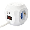 Multipresa a Cubo 4 Posti con USB-A e USB-C&trade QC3.0 e Ricarica Wireless