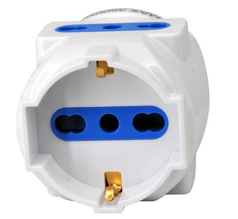 Multipresa Volante 1x 10/16A/Schuko e 2x 10/16A Bipasso