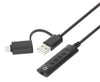 Cavo Adattatore 2-in-1 da USB-C&trade e USB-A a Audio Stereo Aux da 3,5 mm