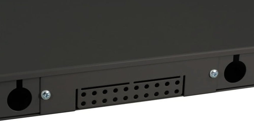 Box Ottico Versione Scorrevole 1U Senza Pannello Frontale Nero