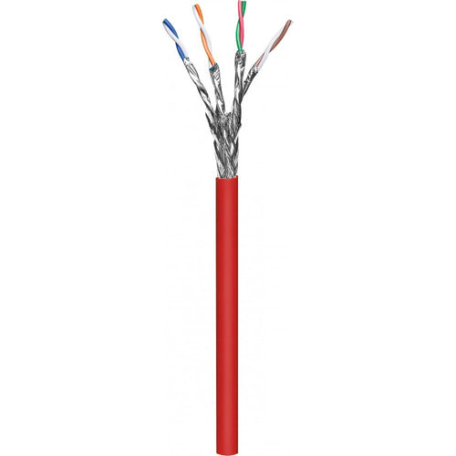 Matassa S/FTP Cavo Cat.7 Rame LSZH 100m Flessibile Rosso