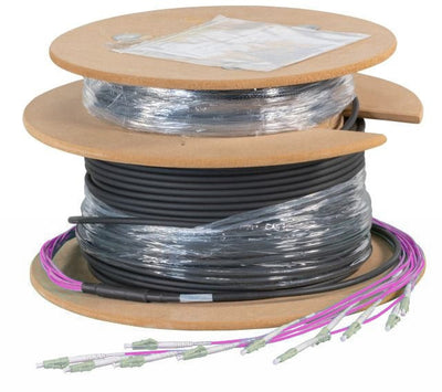 Cavo Fibra Ottica Multimodale 4 Fibre OM4 LC/LC 50/125 100 m