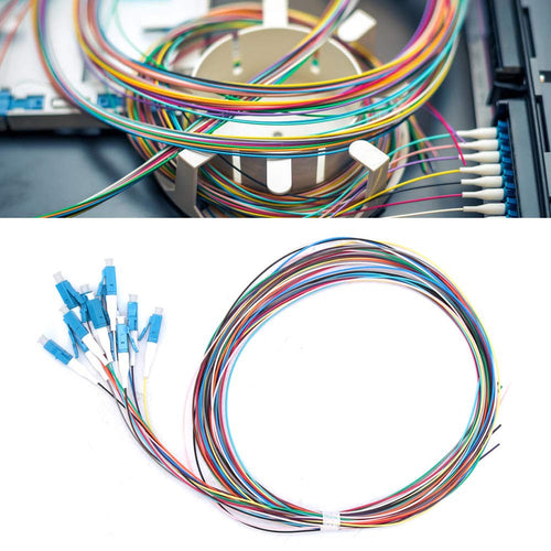 Cassetta di Giunzione Attrezzata con 12 Pigtail Fibra Monomodale OS2 LC/APC 9/125 2m