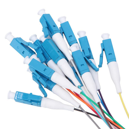 Cassetta di Giunzione Attrezzata con 12 Pigtail Fibra Monomodale OS2 LC 9/125 2m