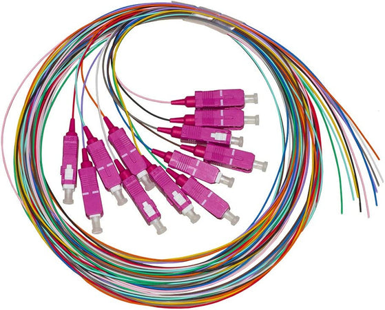 Cassetta di Giunzione Attrezzata con 12 Pigtail Fibra Multimodale OM4 SC 50/125 2m