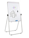 Lavagna Magnetica Bifacciale Flipchart Portatile 70x100 cm con Supporto