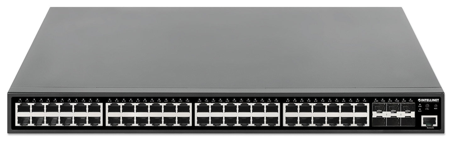 Switch Gigabit Ethernet PoE+ 48 Porte Layer2+ Managed con Sei Slot 10 GbE