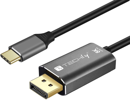 Cavo Adattatore USB-C&trade 3.2 a Displayport 1.4 8K@60Hz 1,8 m