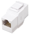 Accoppiatore Keystone RJ45 F/F Cat.6 UTP Bianco