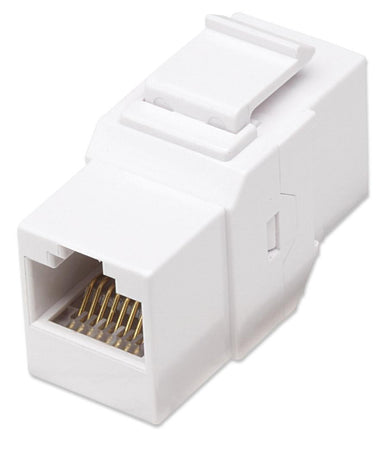 Accoppiatore Keystone RJ45 F/F Cat.6 UTP Bianco