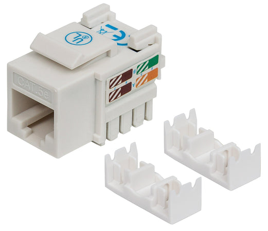 Frutto Keystone RJ45 Cat.5E UTP IDC 90&deg Bianco