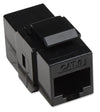 Accoppiatore Keystone RJ45 F/F Cat.6 UTP Nero