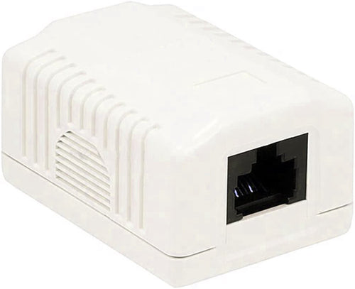 Presa a Muro con 1 Frutto RJ45 Cat.6 UTP Beige