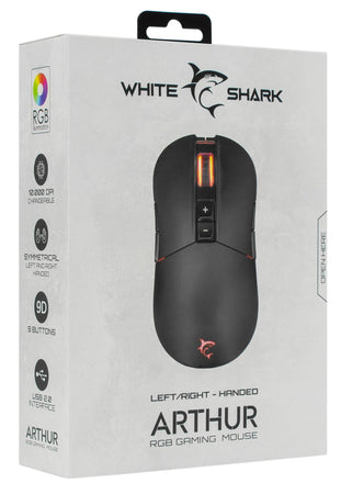 Mouse Ottico Gaming Arthur RGB 10000 dpi 9D Nero
