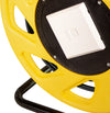 Cavo Patch Cat.7 Plug RJ45 S/FTP TPE con Avvolgicavo 60m Nero