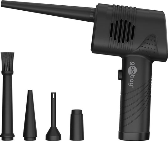 Kit di Pulizia Elettrico per PC Soffiatore ad Aria con 5 Ugelli Intercambiabili