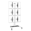 Supporto a Pavimento per 3 TV LCD/LED 32-55'' per Video Wall