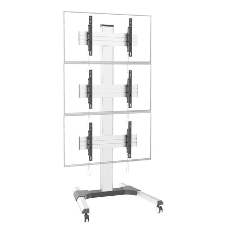 Supporto a Pavimento per 3 TV LCD/LED 32-55'' per Video Wall