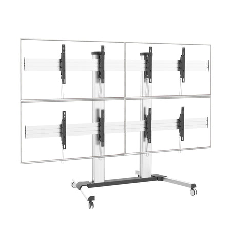 Supporto a Pavimento per 4 TV LCD/LED 32-55'' per Video Wall