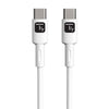 Cavo USB-C&trade Maschio/Maschio USB 2.0 2m Bianco