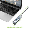 Adattatore Convertitore USB-C&trade a RJ45 Gigabit con Hub 3 Porte USB 5 Gbps